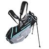 Ram Golf Ladies Fx Lightweight Golf Stand Carry Bag - Grey/black/sky Blue