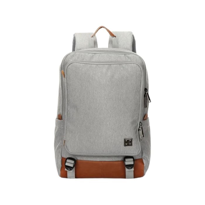 Swiss Waterproof 15.6" Laptop School Travel Shoulder Bag- Beige