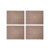 4PK Ladelle Splice 33cm Placemat Dining Table Rectangular Mat - Ginger