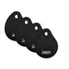 4PK Bialetti St. Clare Hot and Cold Silicone Scraper Utensil 10x13cm Black