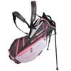 Ram Golf Ladies Fx Lightweight Golf Stand Carry Bag - Grey/white/pink