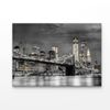 B&W Night City With Lights  Print 100% Australian Made 50 x 40cm  (Acrylic)