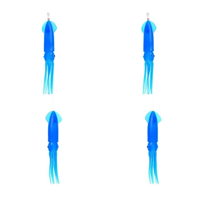 2PK Sea Pro 2 Squid Daisy Chain Offshore Trolling Lure 25.5x12cm - Blue