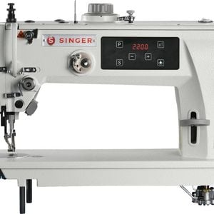 Singer 712g E Series Direct Drive Upper And Lower Compound Feed Lockstitch Industrial Sewing Machine With Table