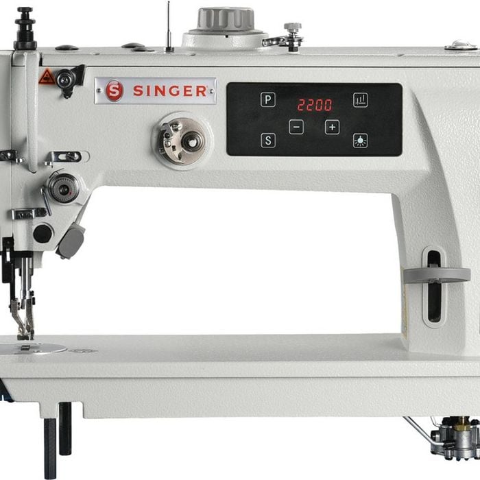 Singer 712g E Series Direct Drive Upper And Lower Compound Feed Lockstitch Industrial Sewing Machine With Table