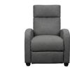 Austen Push Back Recliner Chair Linen - Grey