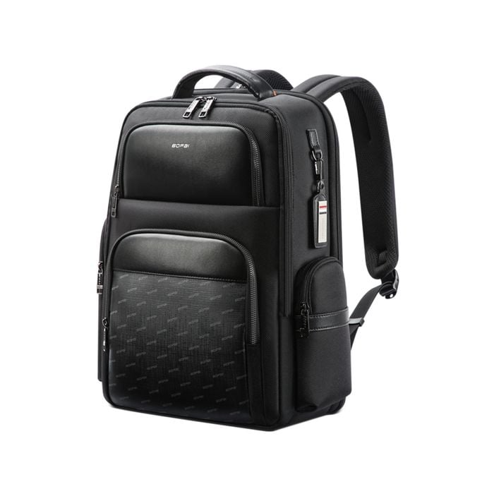 BOPAI Anti-Theft Smart Laptop Backpack & USB Charging Luxury Leather Business Bag