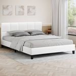 ALFORDSON Bed Frame Leather White