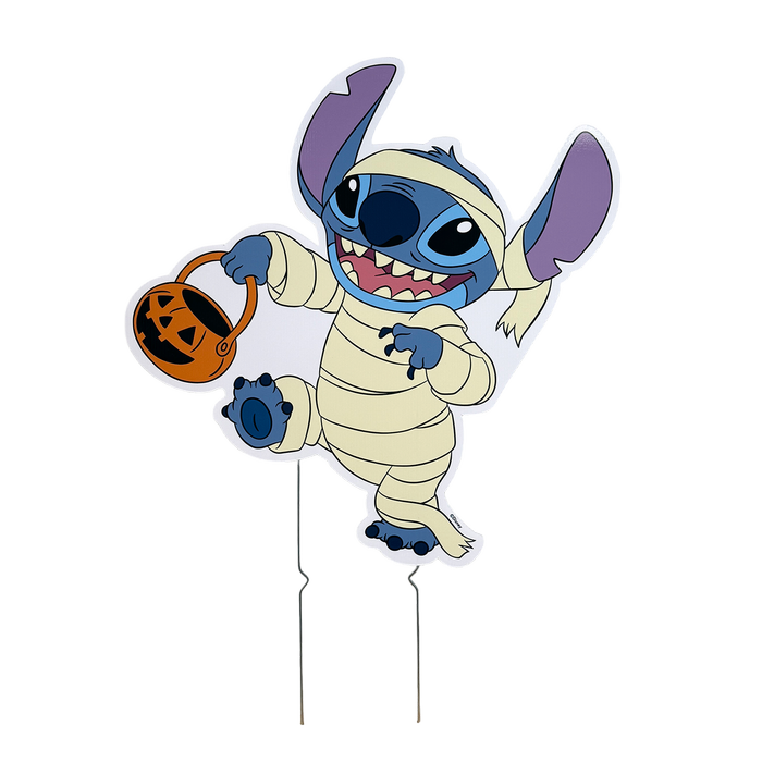 Disney 60cm Stitch Mummy Halloween Garden Sign