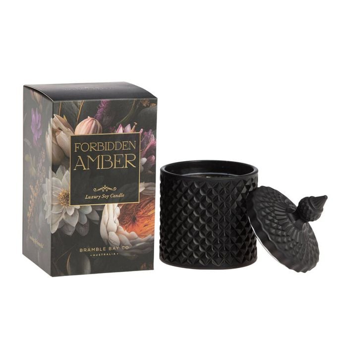 Bramble Bay Vintage Floriade Forbidden Amber Scented Candle 250g