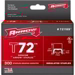 Genuine Arrow T72 9x15mm Insulated Staples - 300 Pack