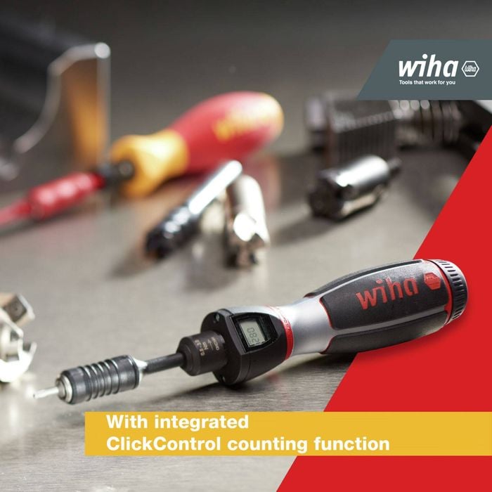 Wiha 195mm 0.8 3.0 NM Torque Screwdriver Hex With Digital Scale Bunnings Australia