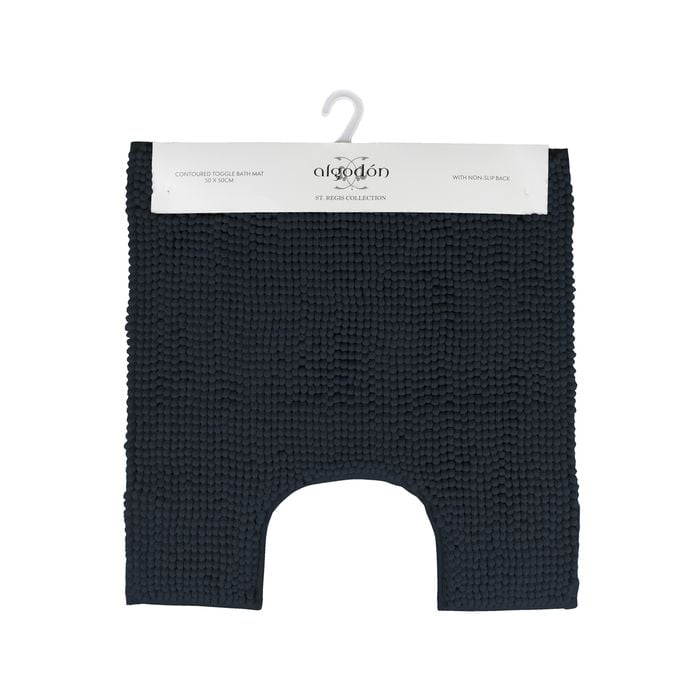 Ardor Toggle 50x50cm Contoured Bath Mat Navy