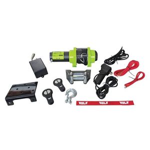 Hulk Genesis UV-Resistant Synthetic Rope ATV UTV Winch Set 4500LB
