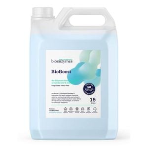BioEnzymes BioBoost 15lt. Septic, biocycle, grease trap, holding tank, porta loo & camping toilet treatment with live bacteria