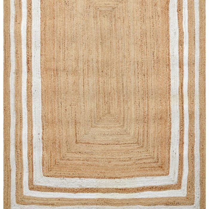 Handwoven Natural Jute Rug - Mauji 1089 - Natural/ivory - 160x230cm