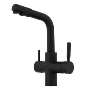 Stefani Matte Black 3 Way Filter Lead Free Mixer Tap