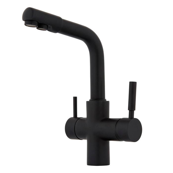 Stefani Matte Black 3 Way Filter Lead Free Mixer Tap