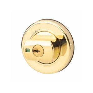 Lockwood Everbrass Paradigm 005 Round Rose Double Cylinder Deadbolt