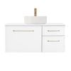 CIBO 900mm White Finer Wall Hung Bathroom Vanity