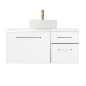 CIBO 900mm White Finer Wall Hung Bathroom Vanity