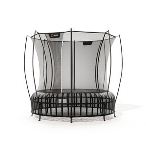 VULY Thunder 2 Pro Medium 12ft Springless Trampoline with Enclosure - Round Kids Trampolines