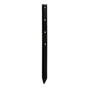 Jack 600mm Premium Black Steel Fence Post