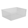 Flexi Storage Home Solutions 410 x 185 x 535mm White Medium Mesh Basket