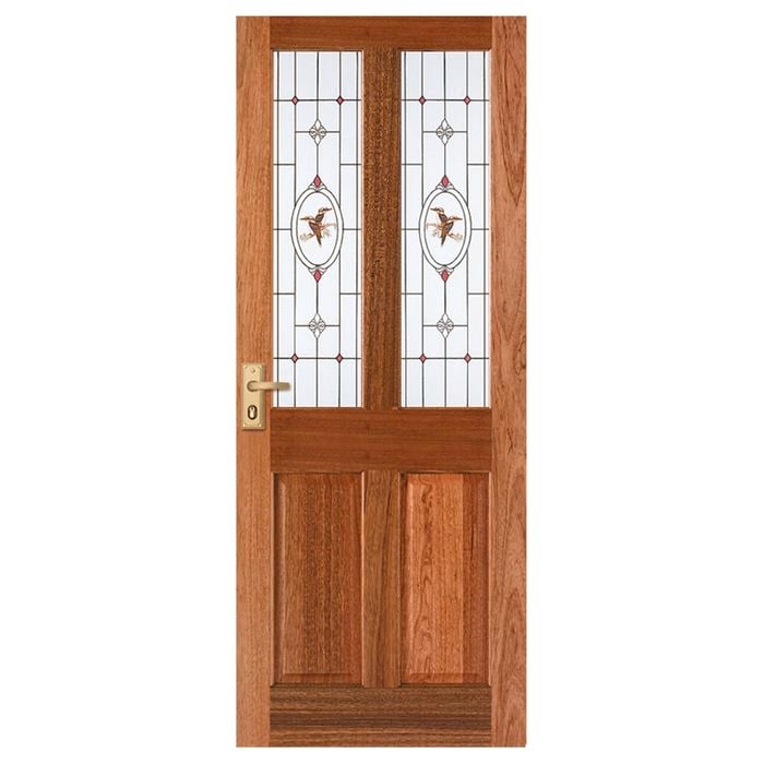 Corinthian 2040 x 820 x 40mm Entrance Door Windsor Bevelled Kookaburra Glass WIN7G