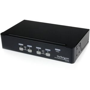 StarTech.com KVM Switchbox - TAA Compliant - 4 Computer(s) - 1 Local User(s) - 1920 x 1440 - 8 x USB