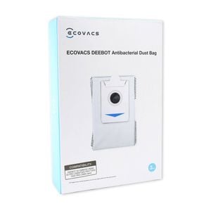 Genuine Antibacterial Dust Bags for ECOVACS DEEBOT X2, X5 & T30S PRO Series – 3 Pack