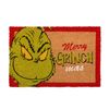 Grinch 40 x 60cm Natural Merry Grinch Coir Doormat