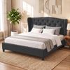 Artiss Bed Frame King Beds Base Fabric