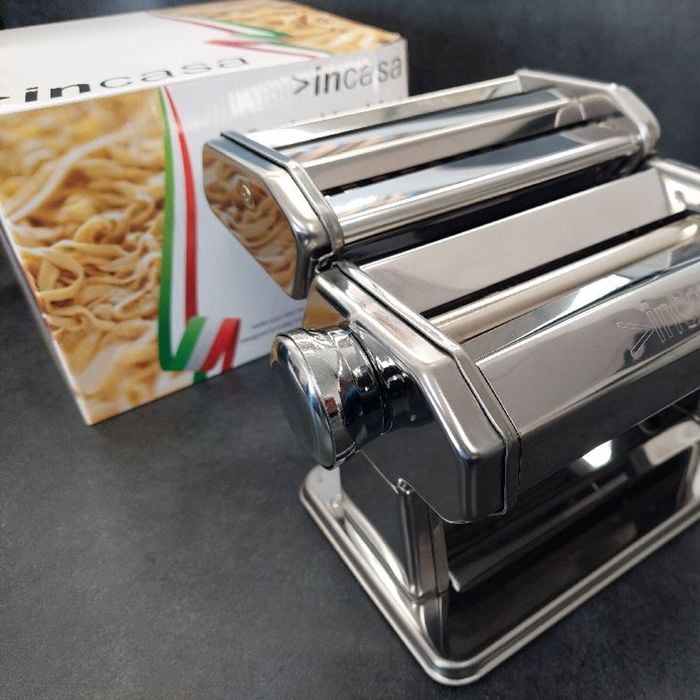 Incasa Pasta Maker Machine W/ Clamp Create Spaghetti, Fettuccine & Lasagne