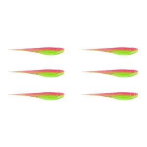 2x 3PK 7In Rapala Crush City The Jerk Soft Plastic Minnow Lures - Bombshell