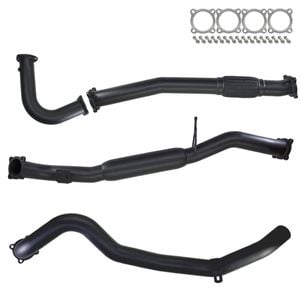 Ignite Exhausts Turbo Back For Nissan Gu Patrol 4.2l Coil Spring Ute 3" No Dump Pipe With Hotdog 409 Stainless Steel