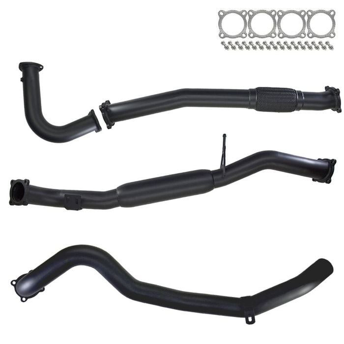 Ignite Exhausts Turbo Back For Nissan Gu Patrol 4.2l Coil Spring Ute 3" No Dump Pipe With Hotdog 409 Stainless Steel