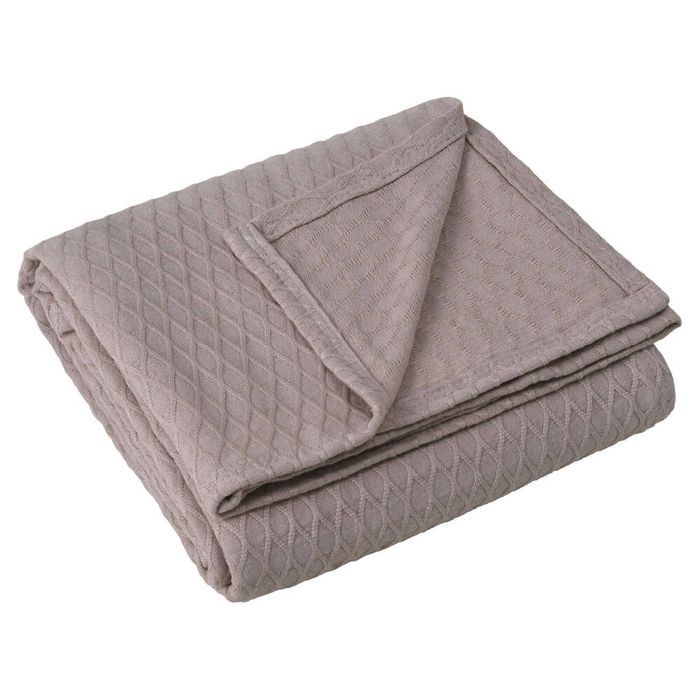 Onkaparinga Heirloom Size Single/Double 200x240cm Bamboo Cotton Blanket Linen