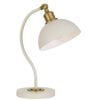 Telbix Brevik Modern Table Desk Lamp Light Metal Beige Satin