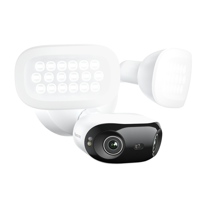 Reolink Elite Floodlight WiFi Wired Outdoor Security Camera with 4K 180-Degree Panoramic View Floodlights