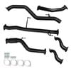 Ignite Exhausts Turbo Back for Isuzu RC D-Max 3L 3" No Cat With Pipe Black Aluminised Steel