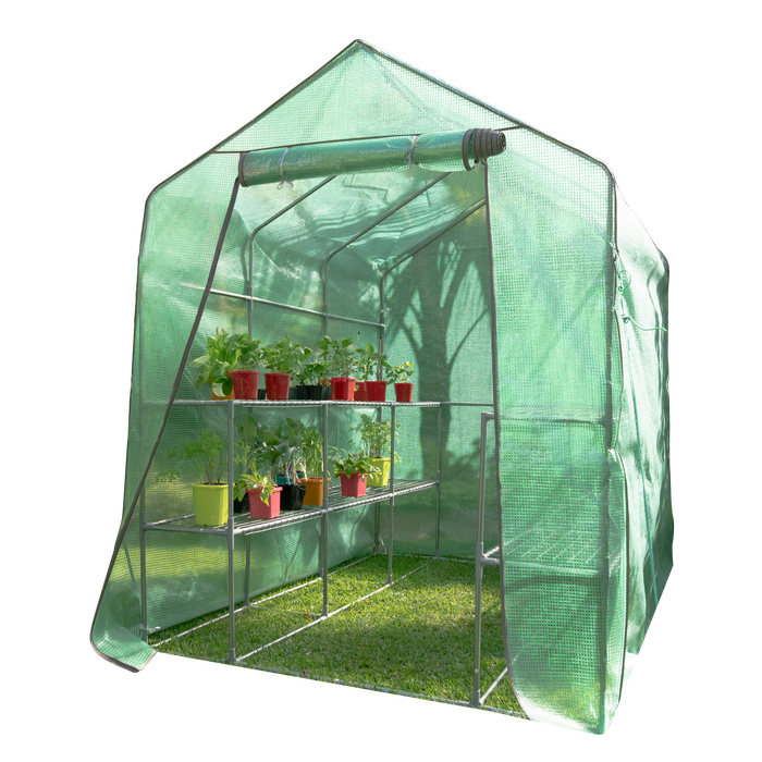 Holman 2m Deep Walk In Greenhouse With Misting Kit