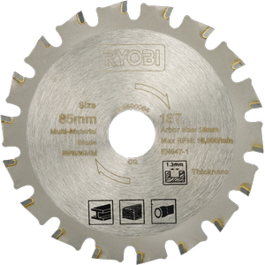 Ryobi 85mm Multi-Material Saw Blade