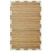 Handwoven Natural Jute Rug - Dash 1099 - Natural/cream - 110x160cm