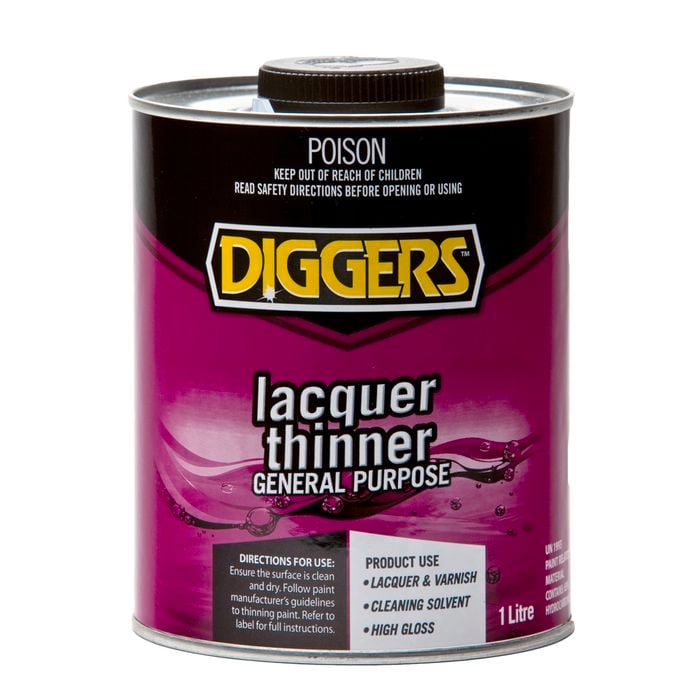 DIGGERS 1L General Purpose Lacquer Thinner - 1L