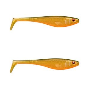 2x Rapala Soft Peto 18cm Paddle Tail Shad Lures - Scaled Roach