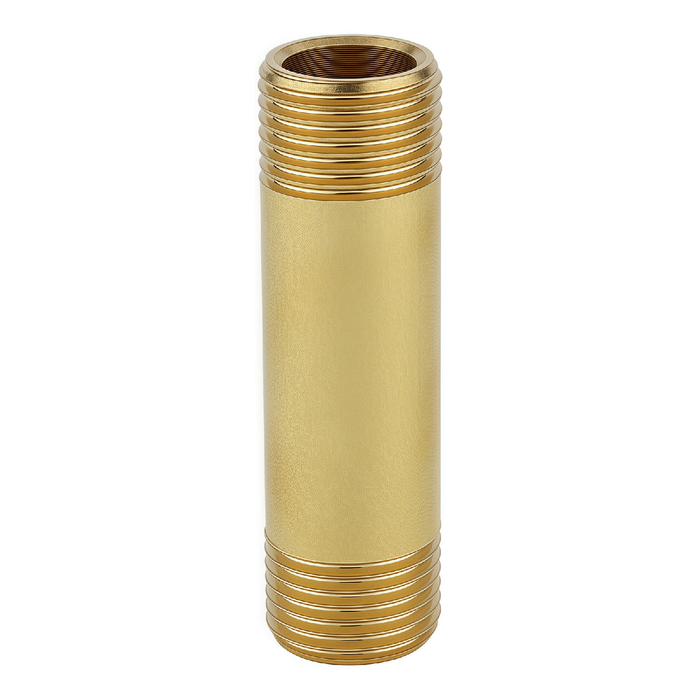 Kinetic - 15mm x 70mm Brass Threaded Barrel Nipple LF