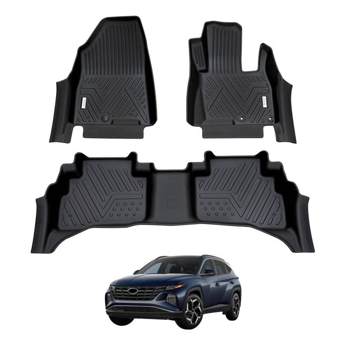 AUSGO Car Floor Mats for Hyundai Tucson Hybrid 2021-Onwards All-Weather Floor Liners
