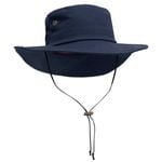 Green Hip Broad Rim Hat Navy Blue Medium