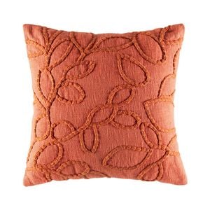 Kas Australia Hampstead Filled Cushion Decor Square 50x50cm - Clay